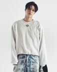 Bam Padded Long-Sleeve White
