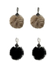 Holy Fur Silver Earrings
