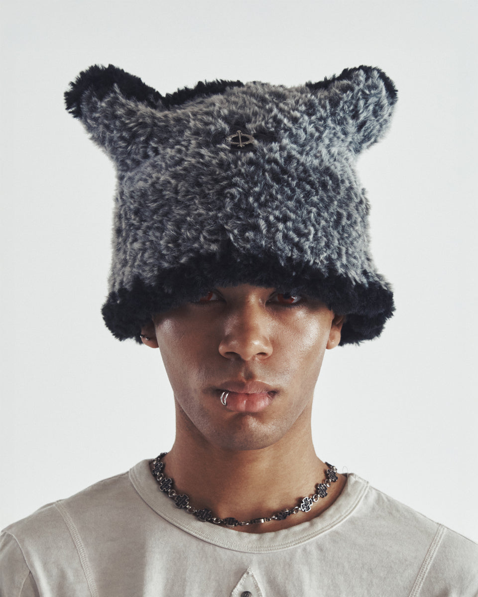 Holy Mama Fur Hat Grey – SKOOT