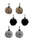 Holy Fur Silver Earrings