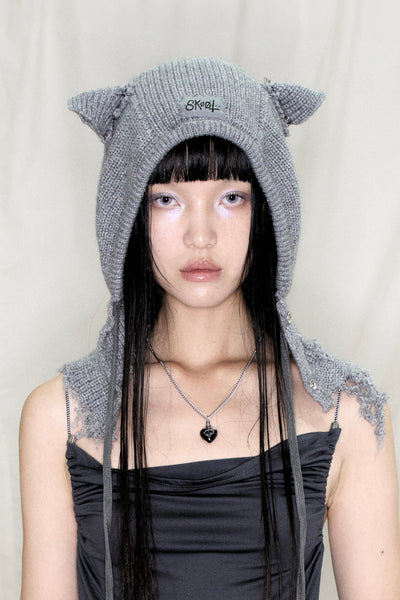 韓国ブランド【skoot】キャット　バラクラバ　※訳あり 02B96095-EB81-4A2D-9FD3-