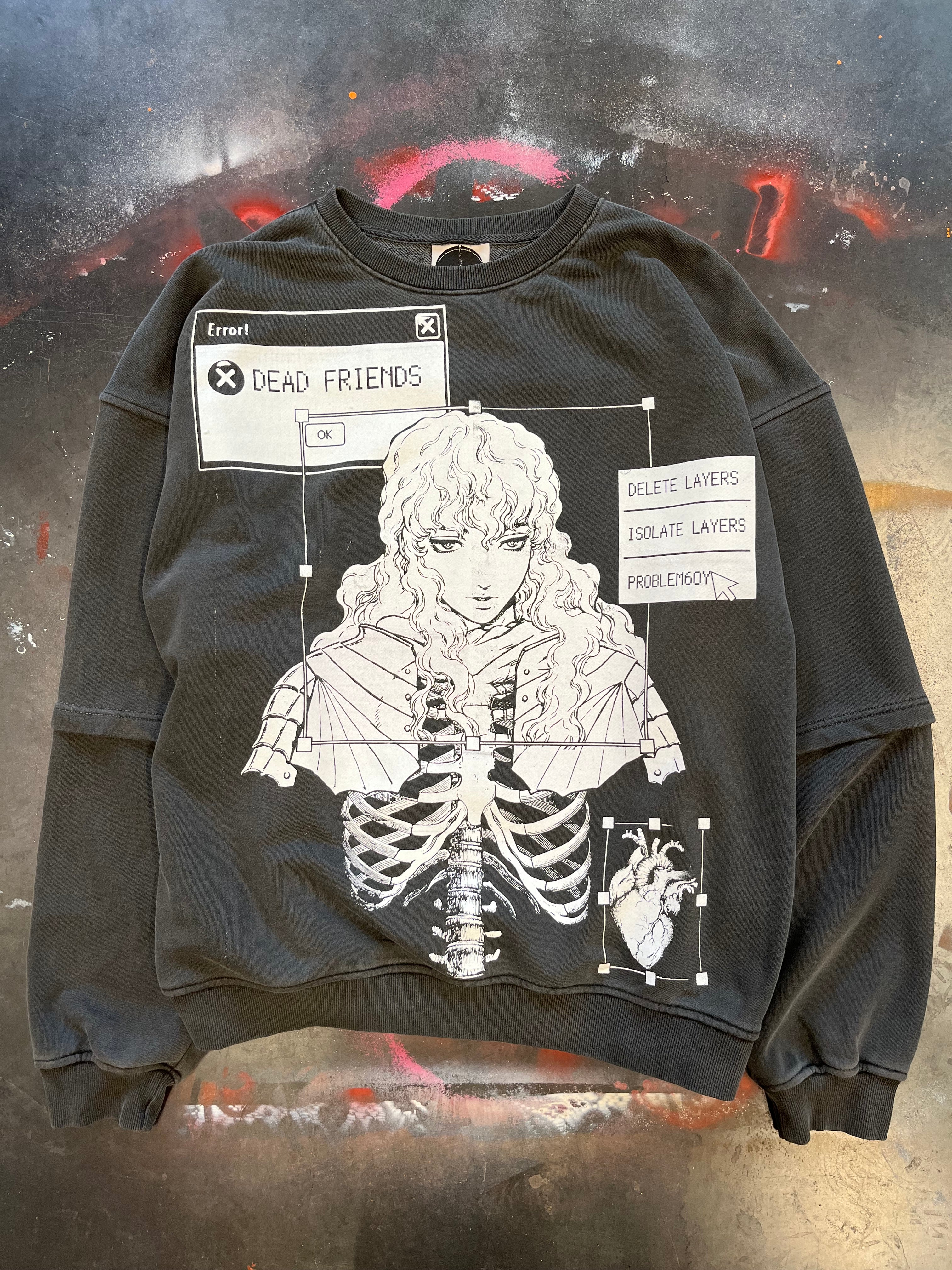 Delete Layers Crewneck