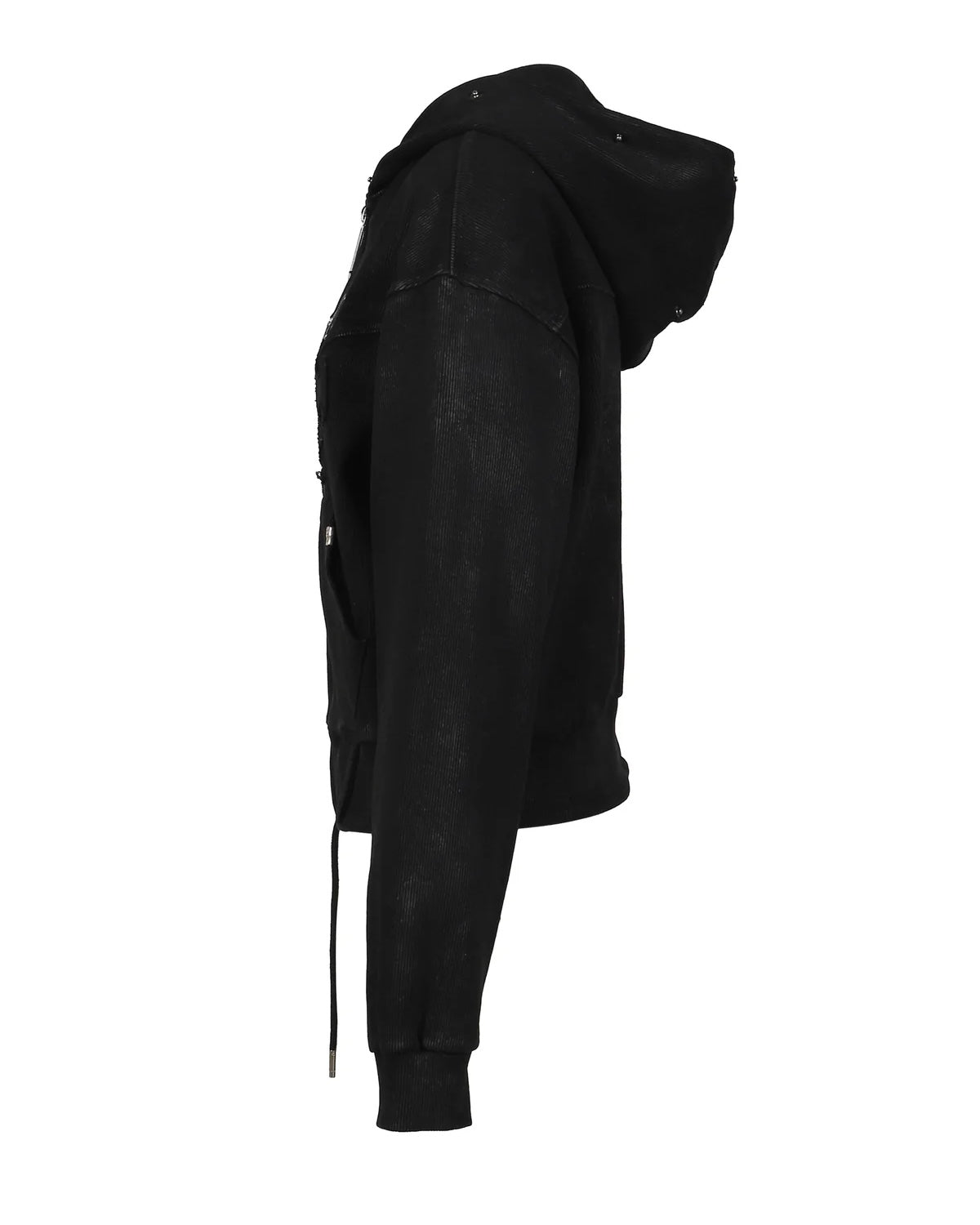 Mola Fur Zip-Up Hoodie Black – SKOOT