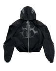 Dada Padded Hoodie Black