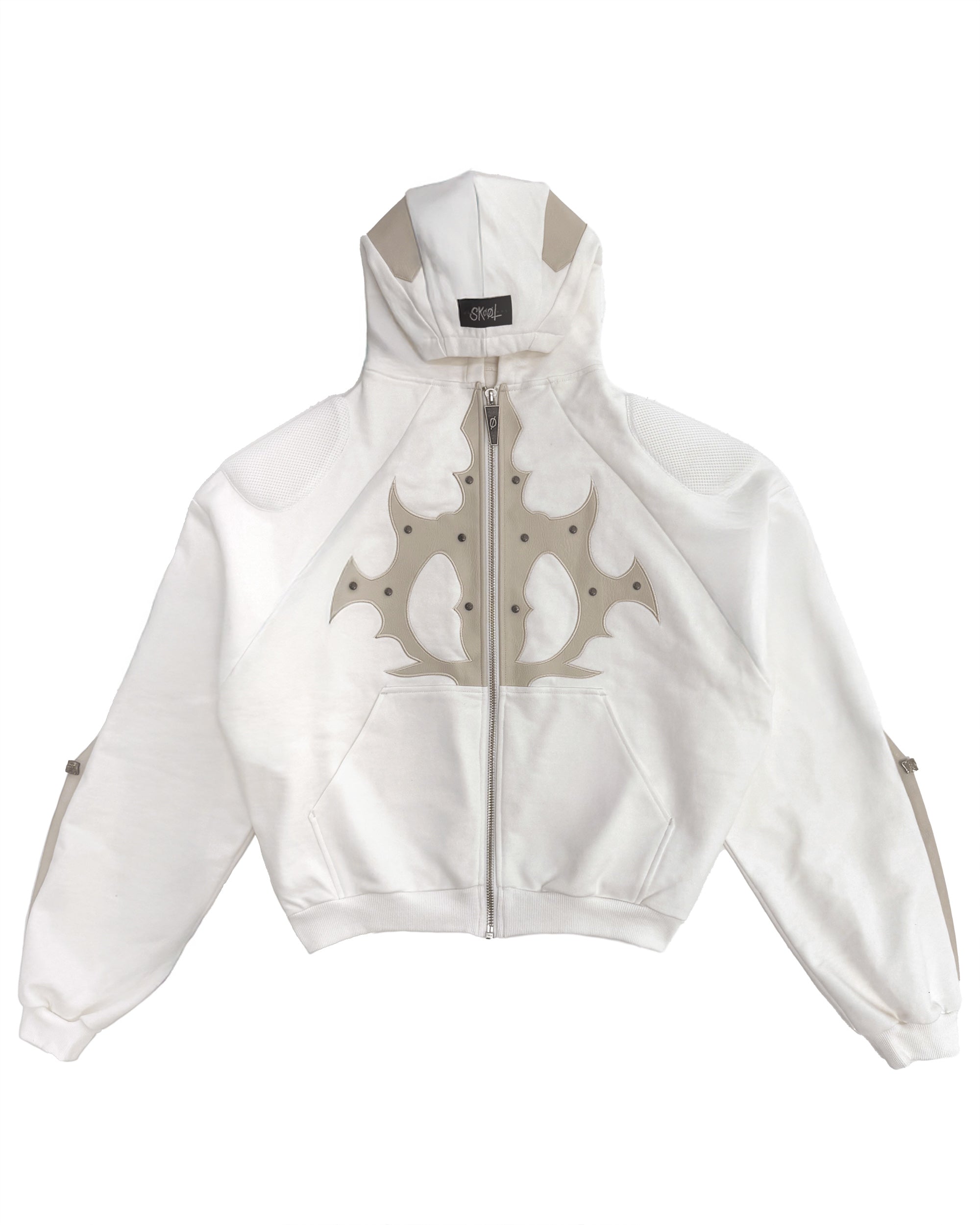 Dada Padded Hoodie White